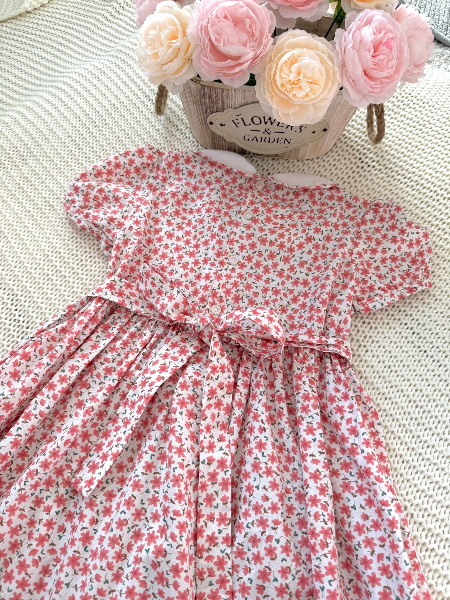 Annie Hand-Smocked Dress