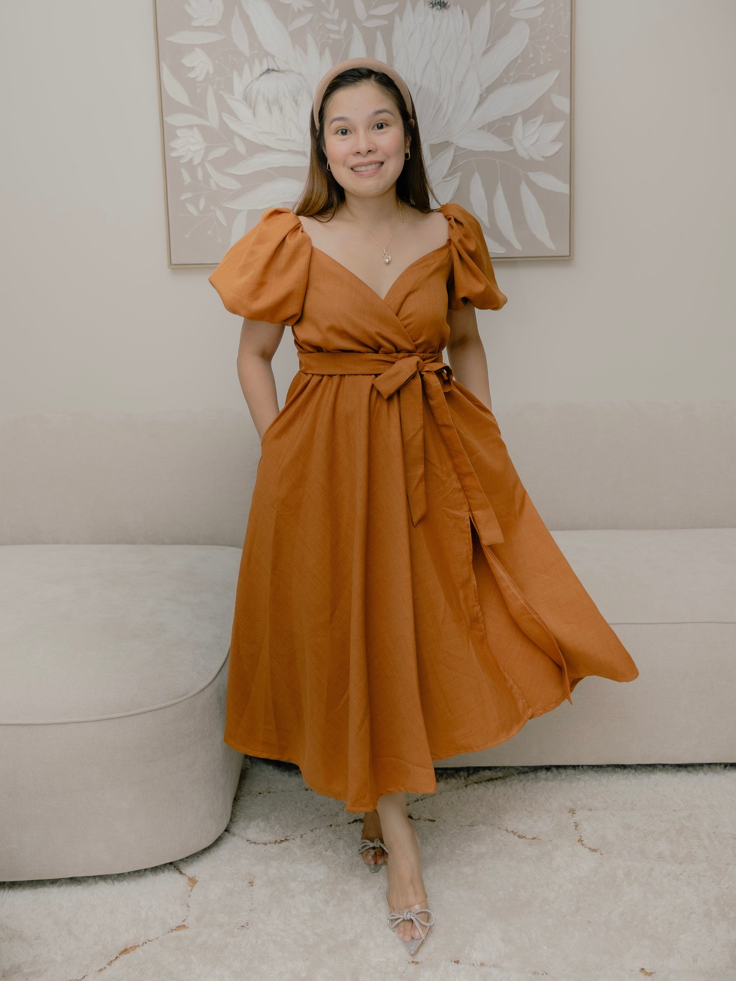 Emily Mum and Mini Matching Dress (Cinnamon)