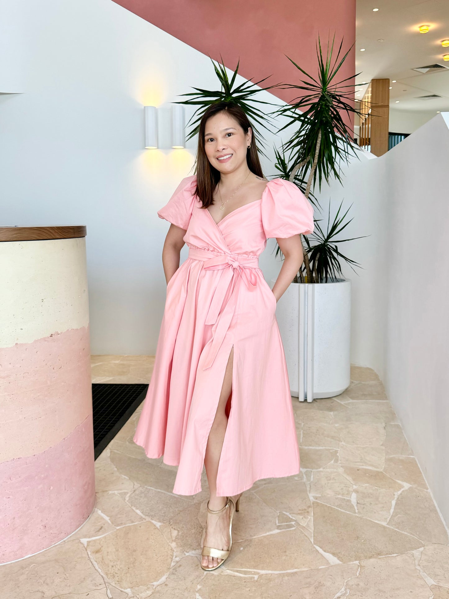 Emily Mum & Mini Matching Dress (Pink)