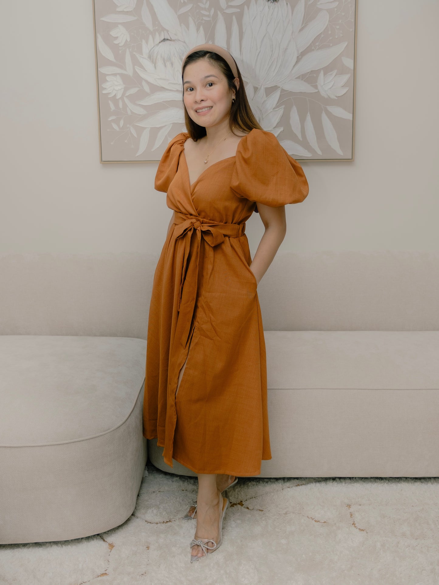 Emily Mum and Mini Matching Dress (Cinnamon)