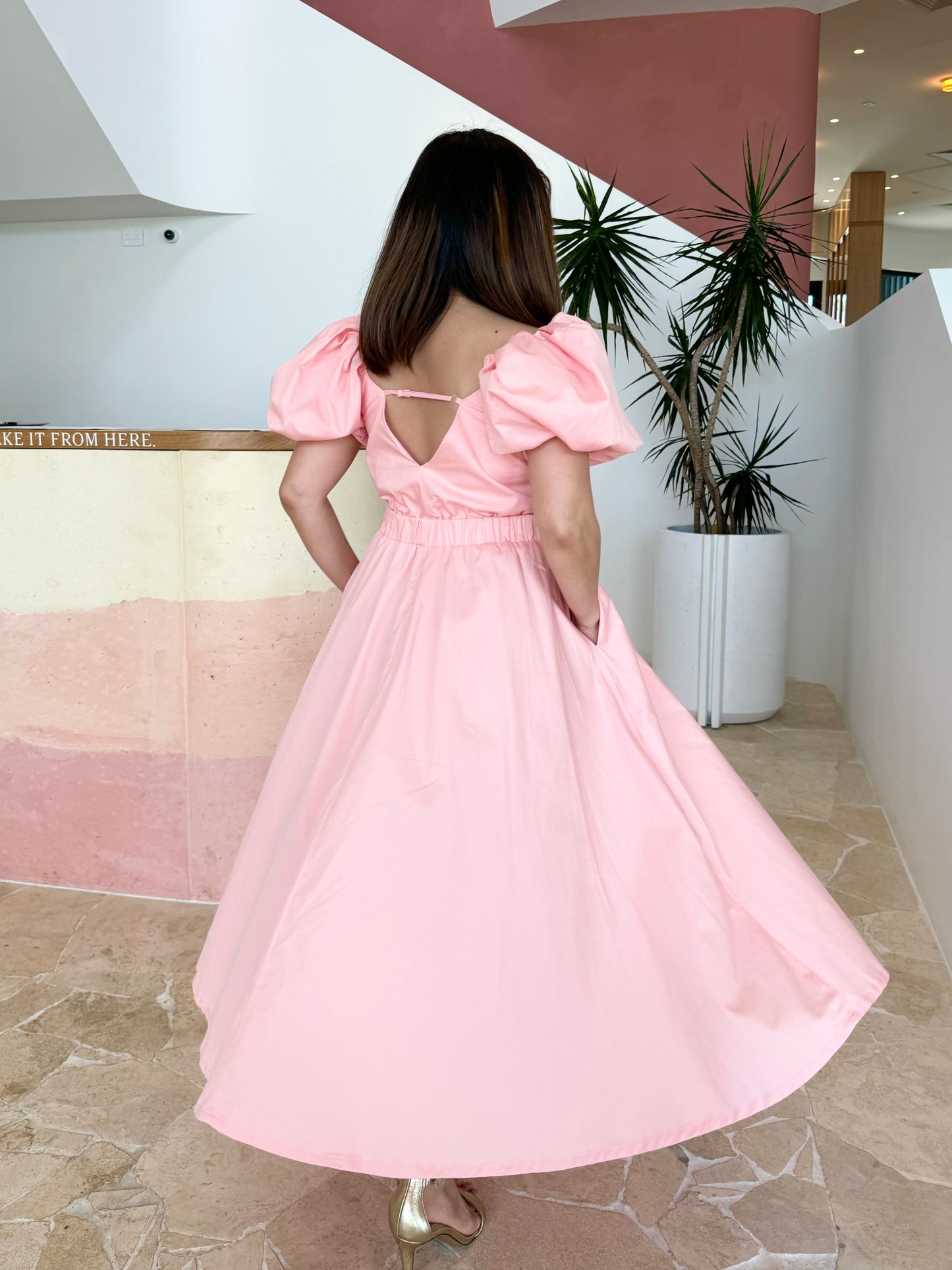Emily Mum & Mini Matching Dress (Pink)