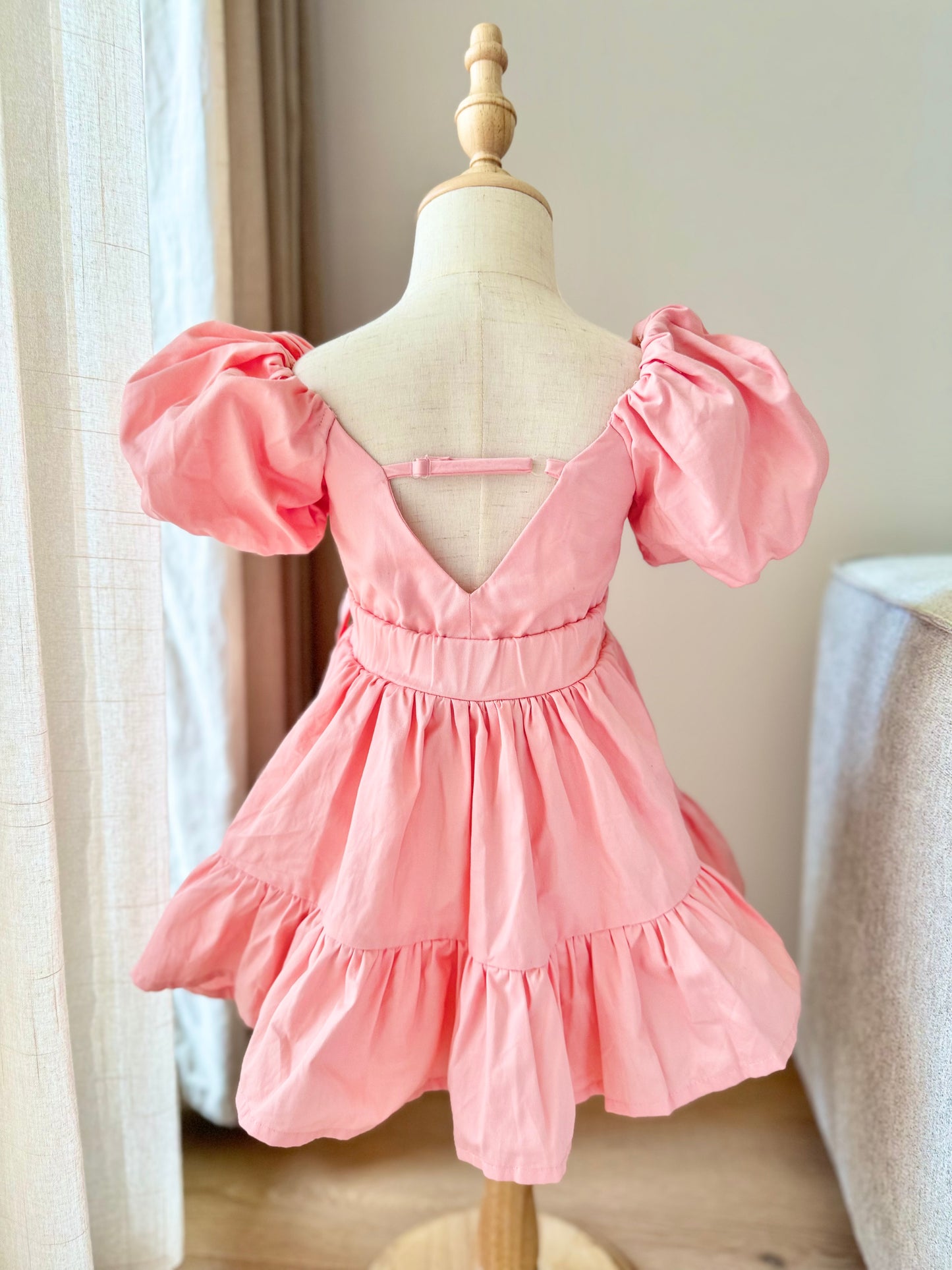 Emily Mum & Mini Matching Dress (Pink)