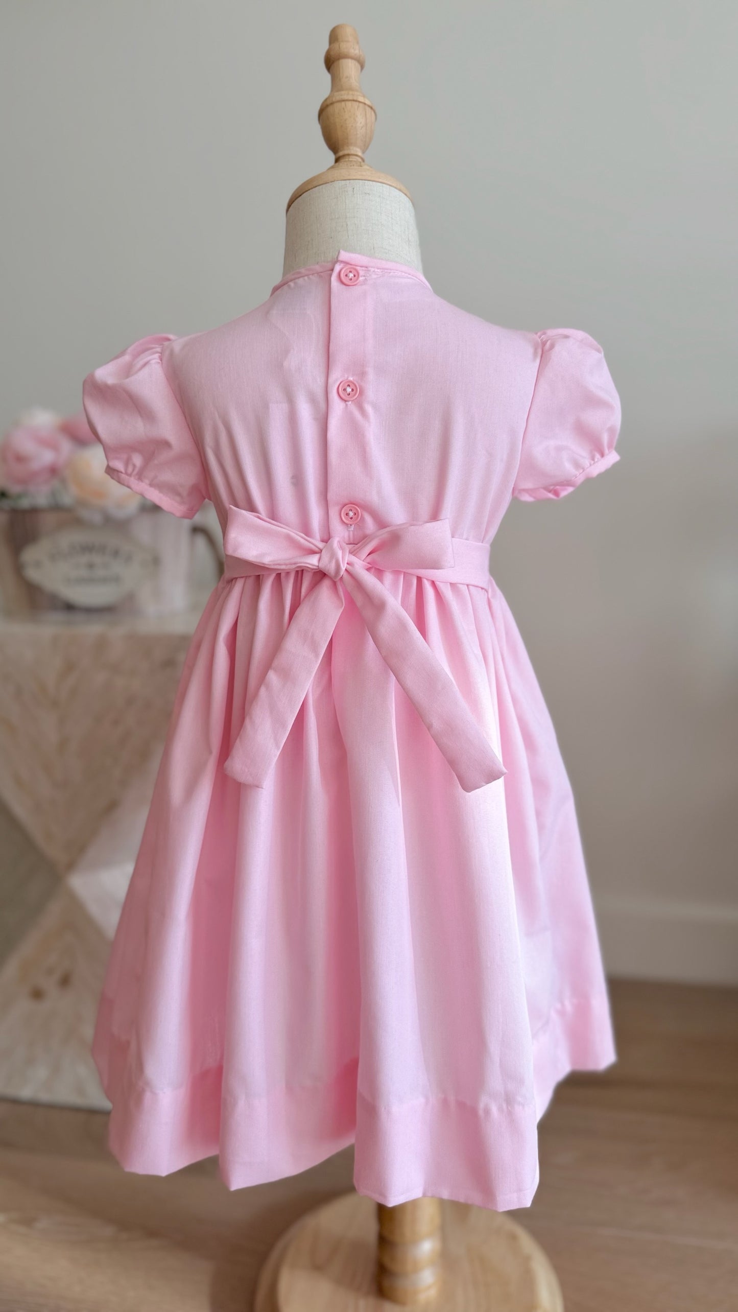 Claire Hand-Smocked Dress