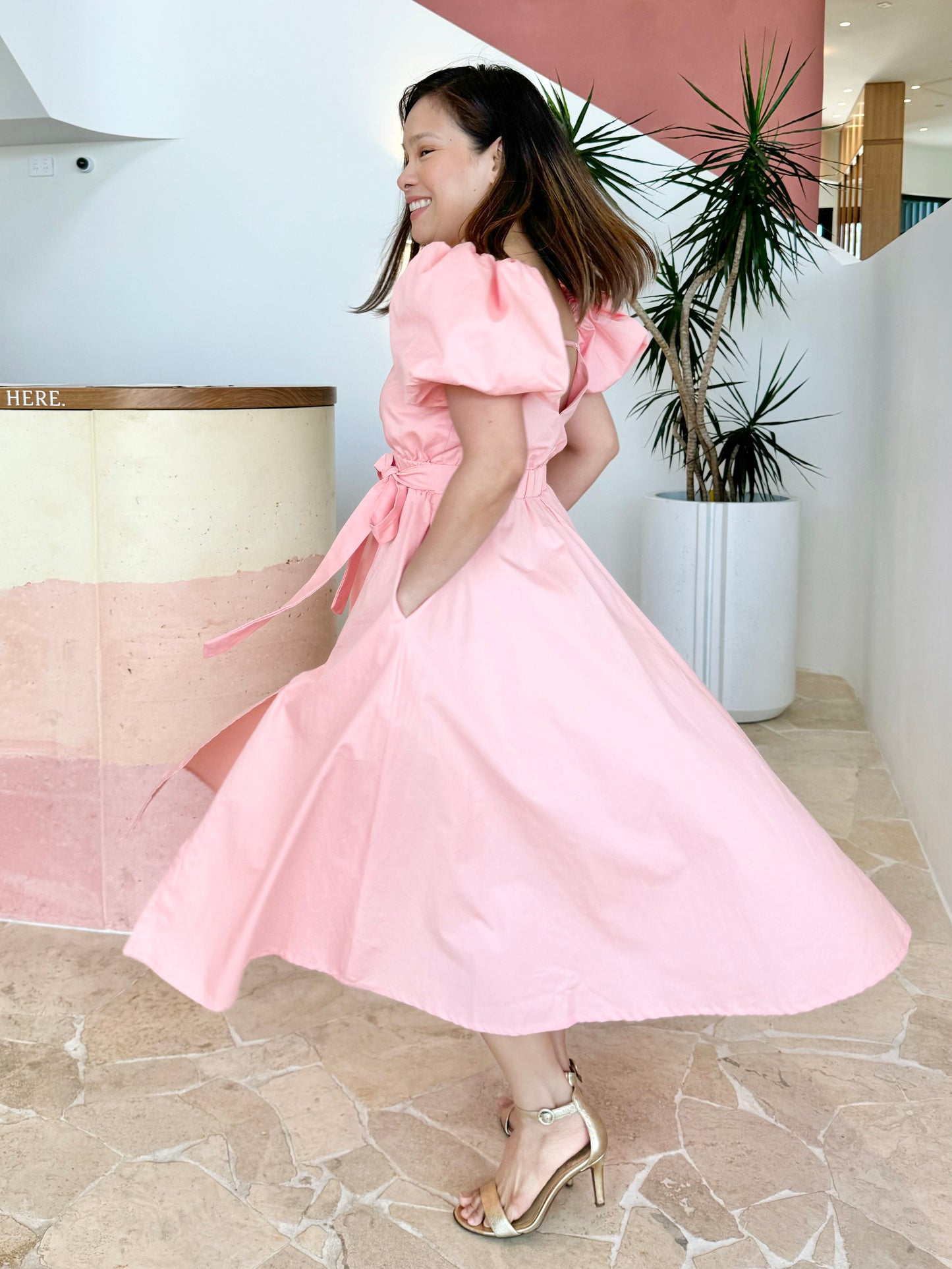 Emily Mum & Mini Matching Dress (Pink)