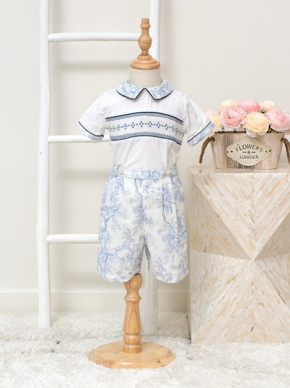 Alfredo Boys Smocked Set