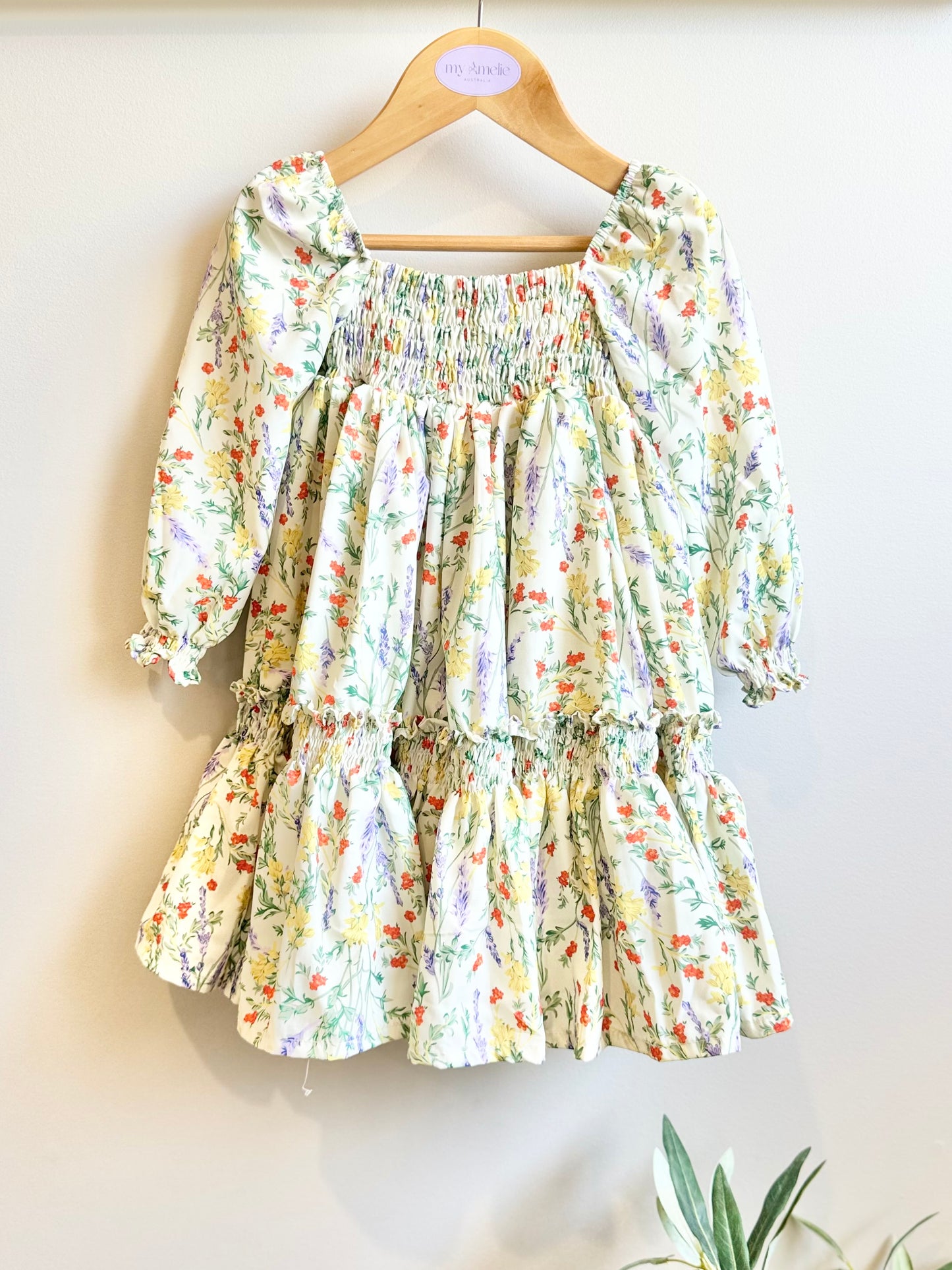 Celine Mum & Mini Matching Dress (Cream Floral)