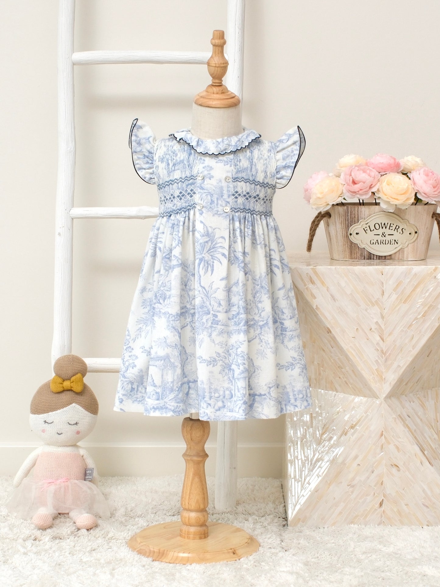 Francisca Hand-Smocked Dress