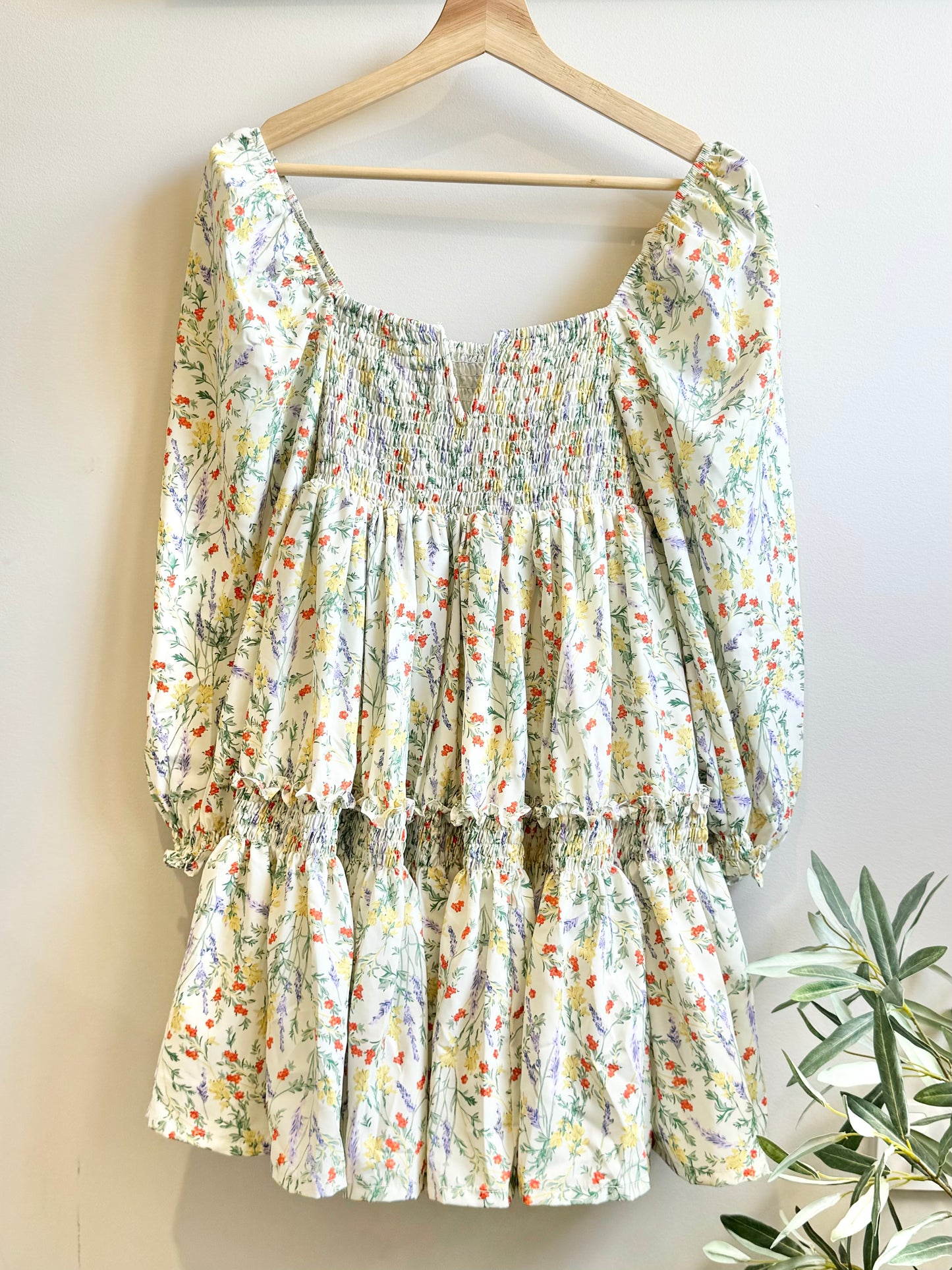 Celine Mum & Mini Matching Dress (Cream Floral)