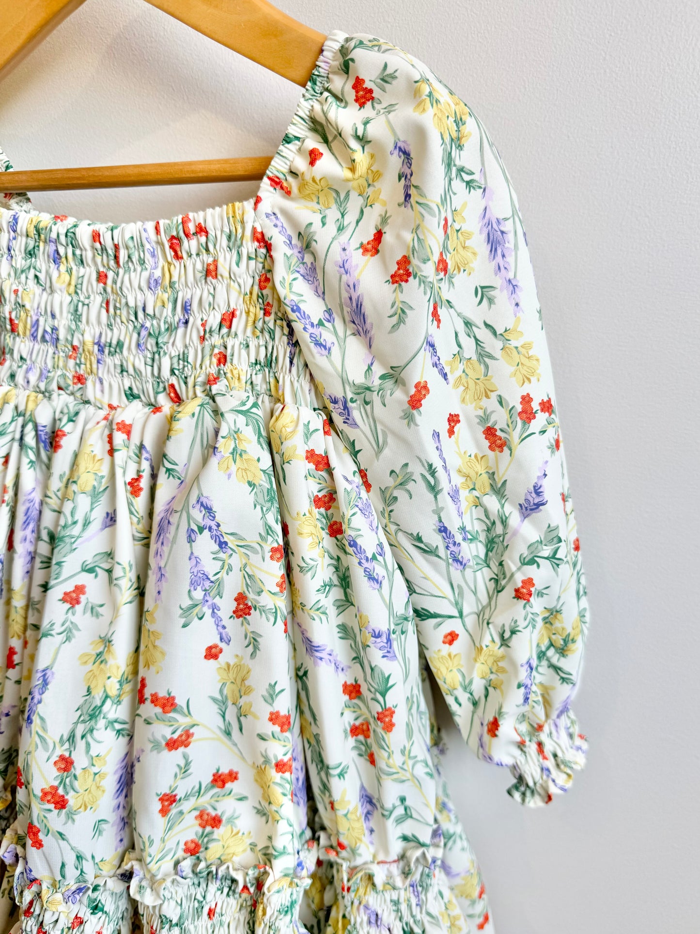 Celine Mum & Mini Matching Dress (Cream Floral)