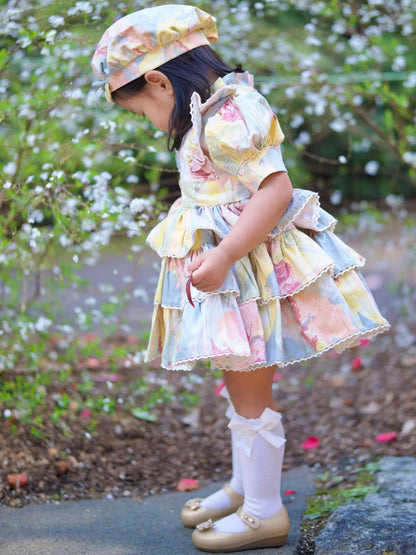Amari Dress with Beret Hat