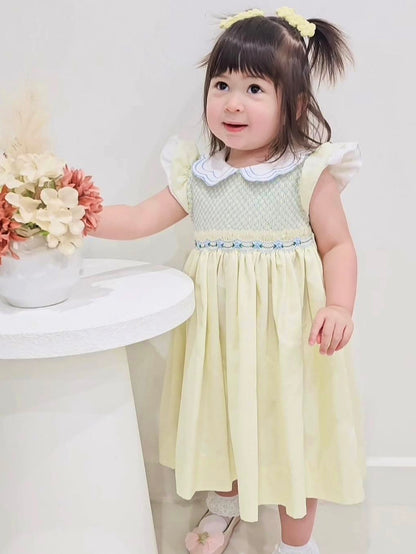 Erika Hand-Smocked Dress