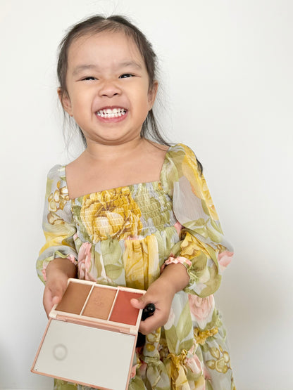 Celine Mum & Mini Matching Dress (Green Floral)