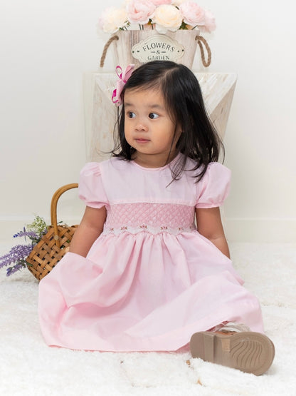 Claire Hand-Smocked Dress