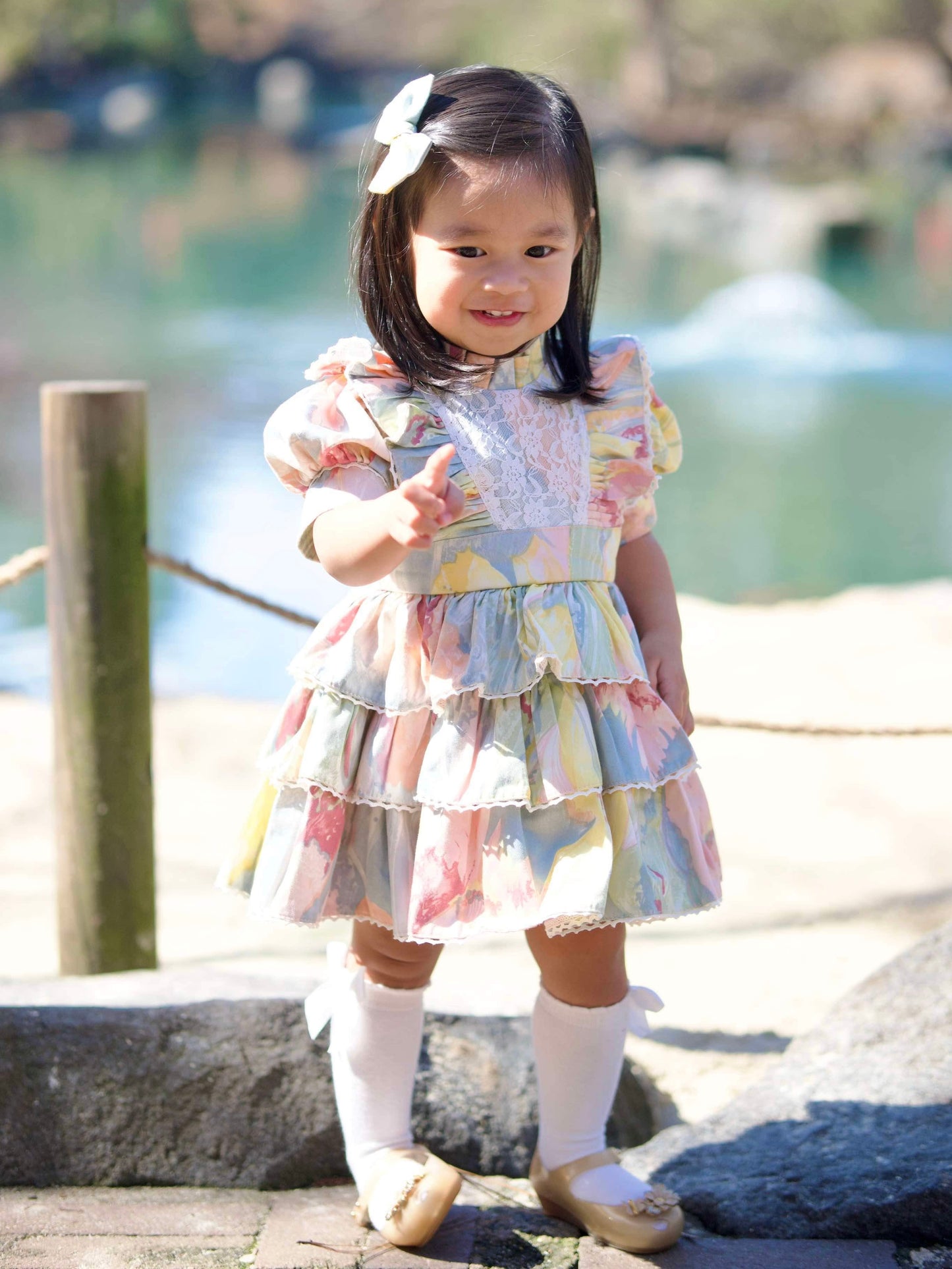 Amari Dress with Beret Hat