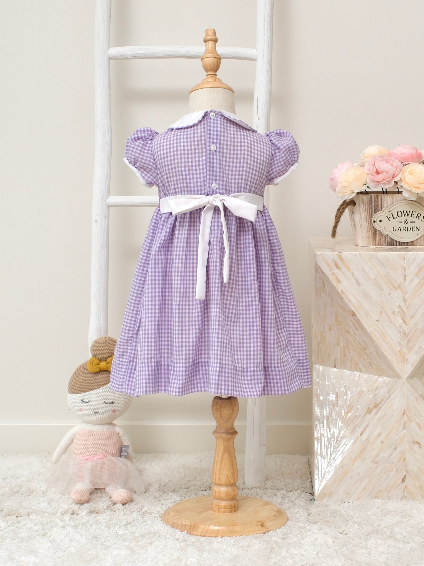 Candy Hand-Smocked Dress