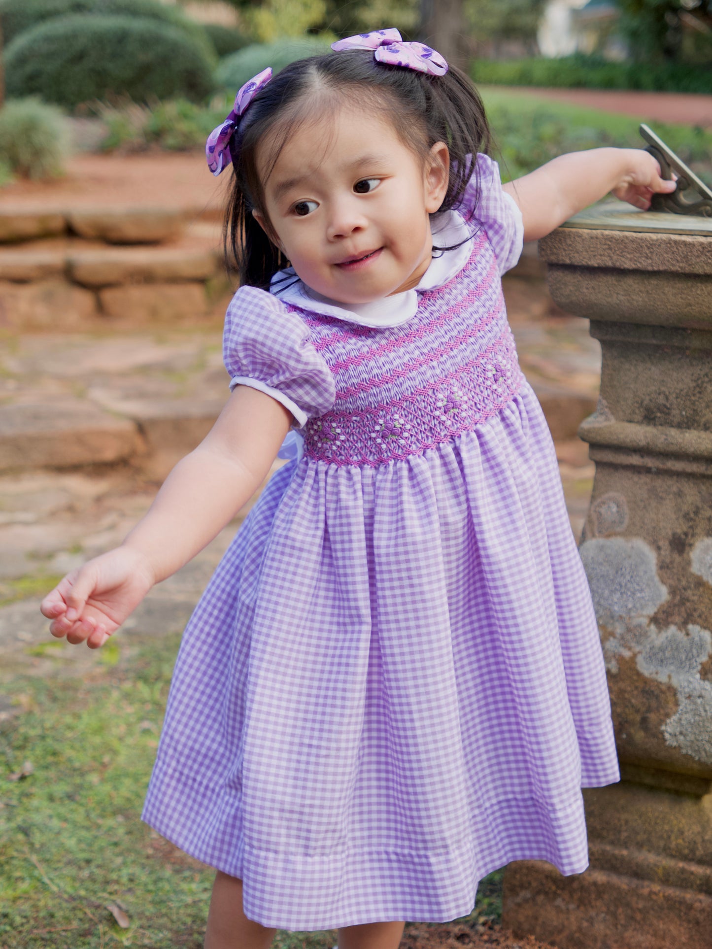Candy Hand-Smocked Dress
