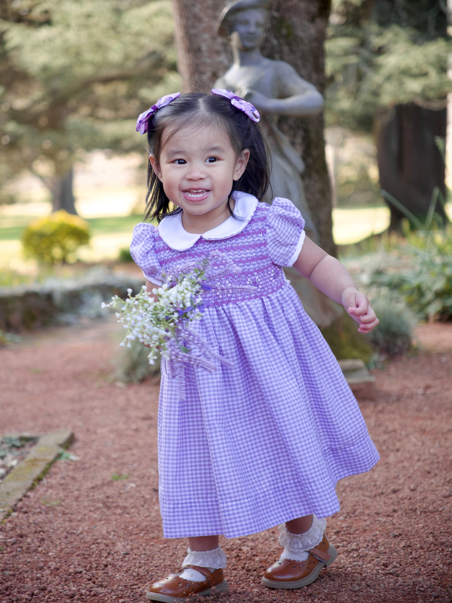 Candy Hand-Smocked Dress