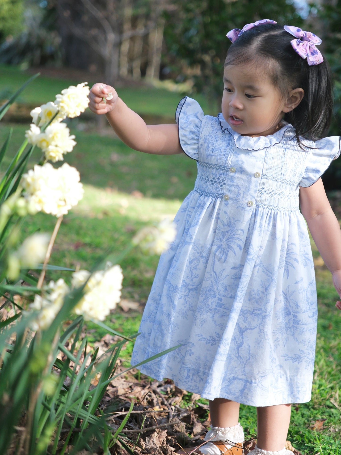 Francisca Hand-Smocked Dress
