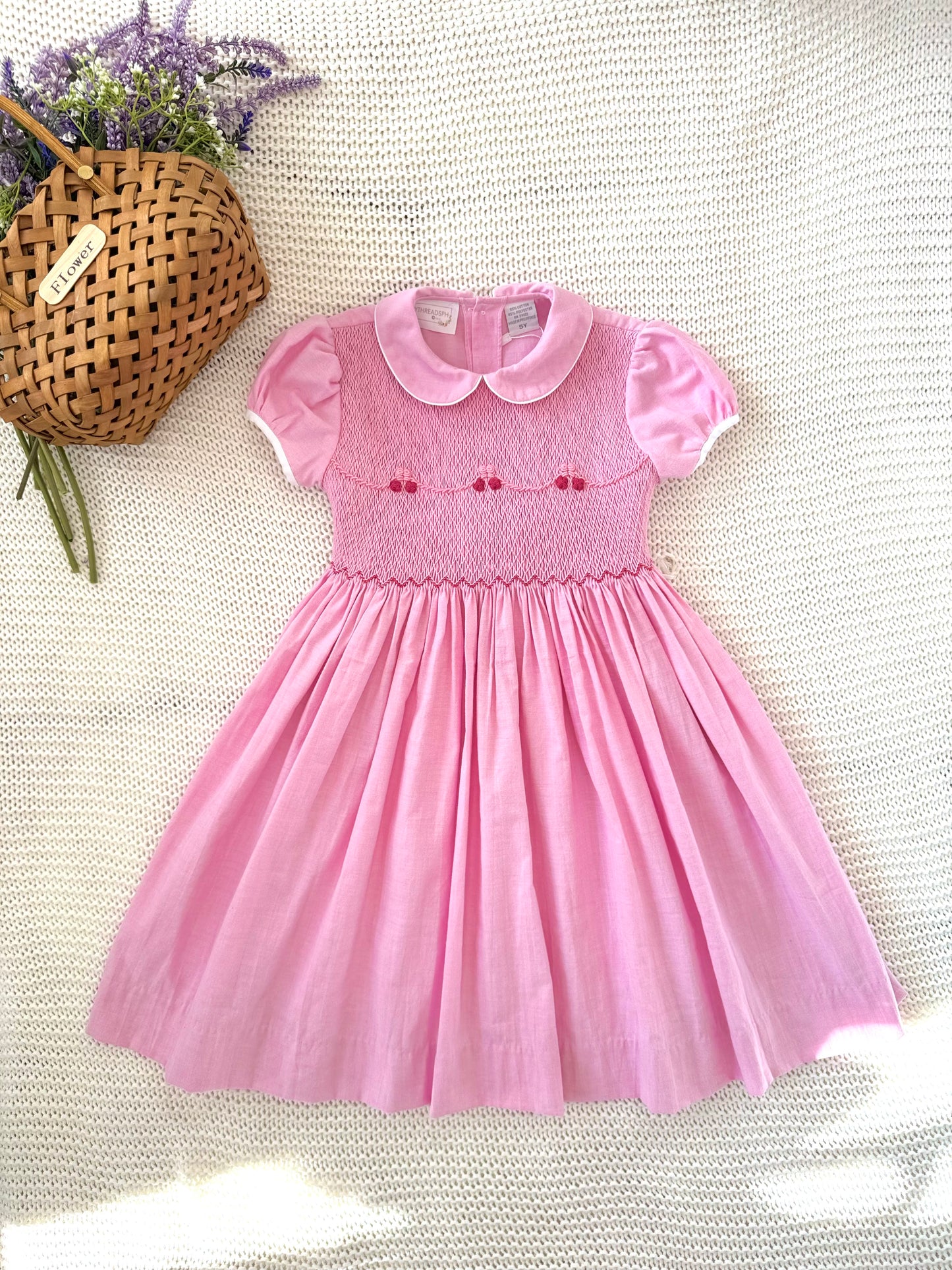 Sarina Hand-Smocked Dress