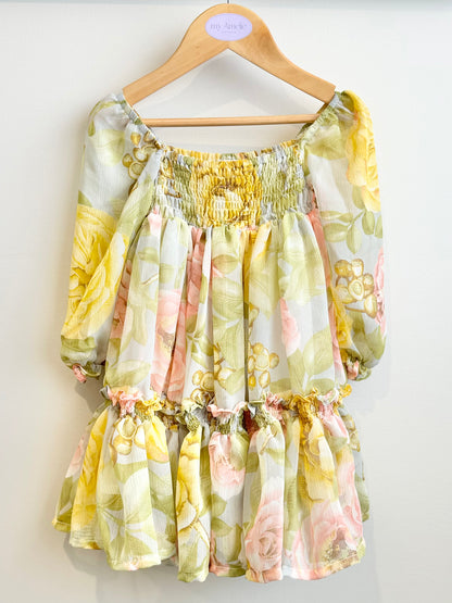 Celine Mum & Mini Matching Dress (Green Floral)