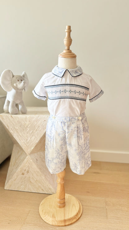 Alfredo Boys Smocked Set