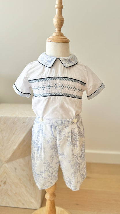 Alfredo Boys Smocked Set