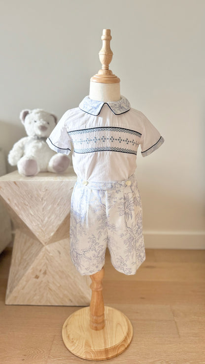 Alfredo Boys Smocked Set