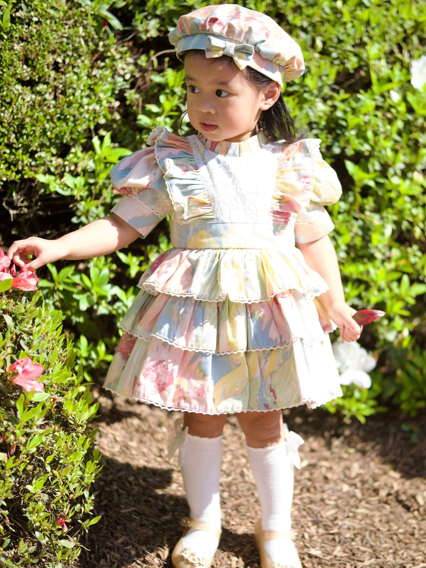 Amari Dress with Beret Hat