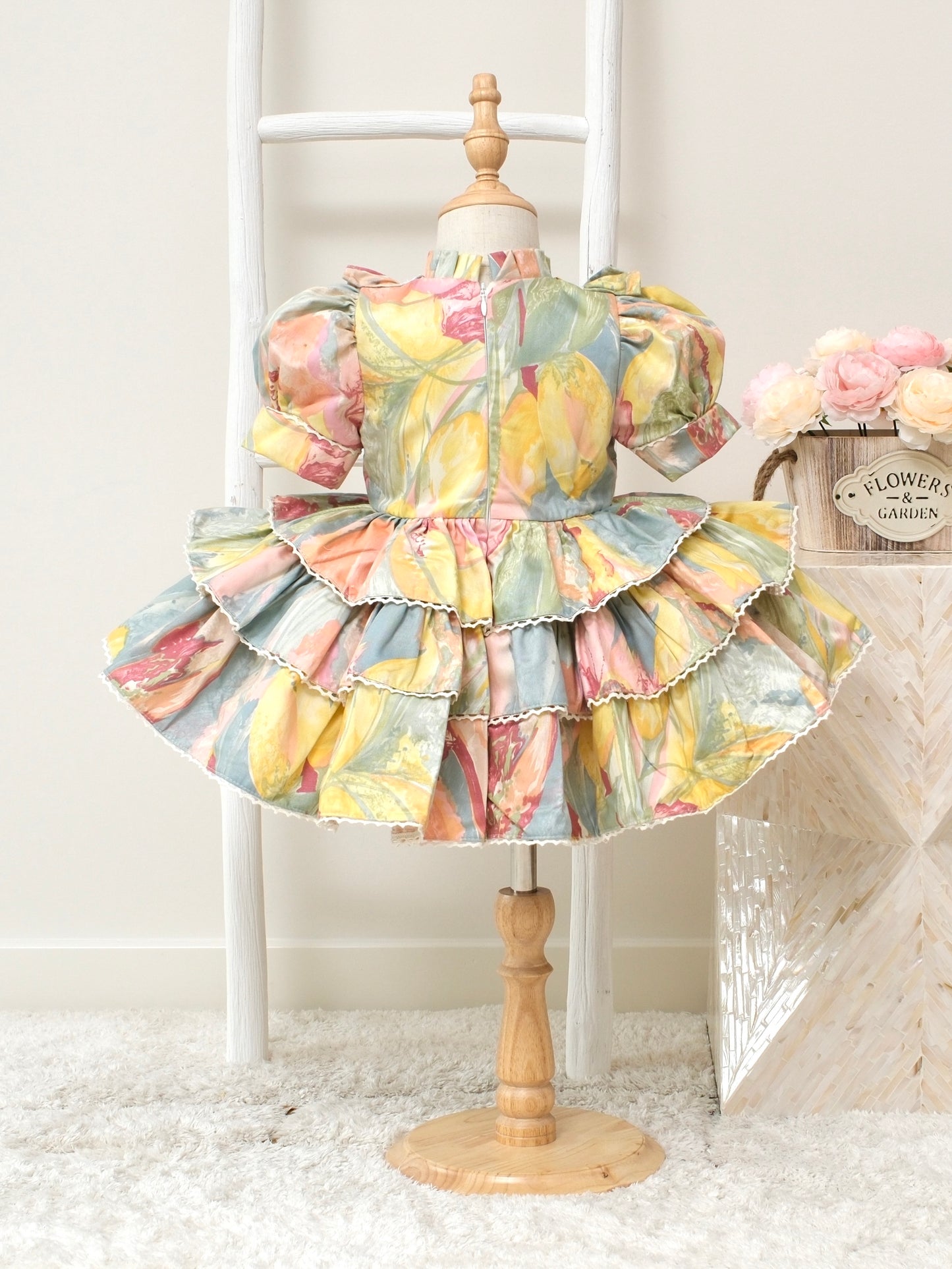 Amari Dress with Beret Hat