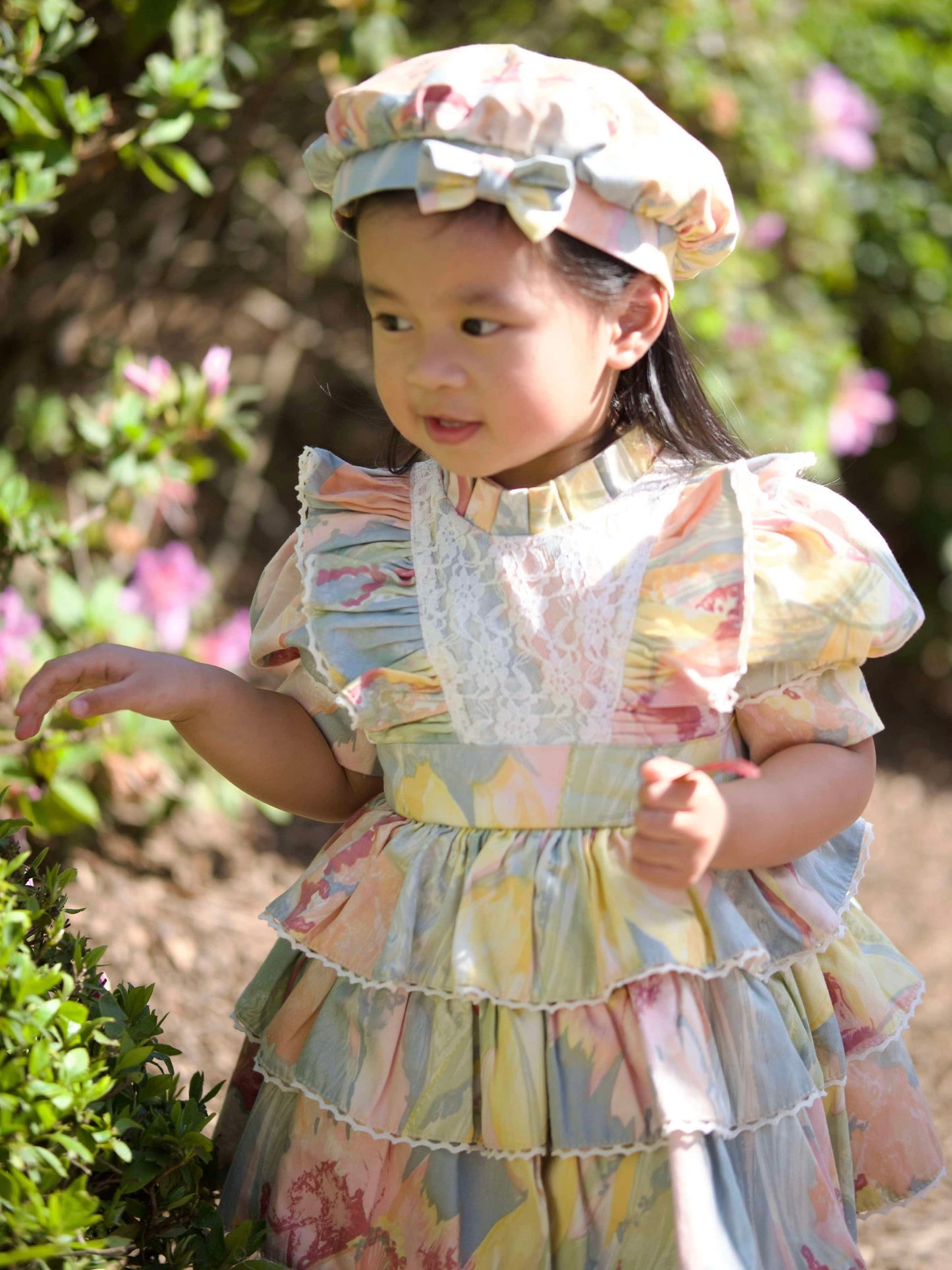 Amari Dress with Beret Hat