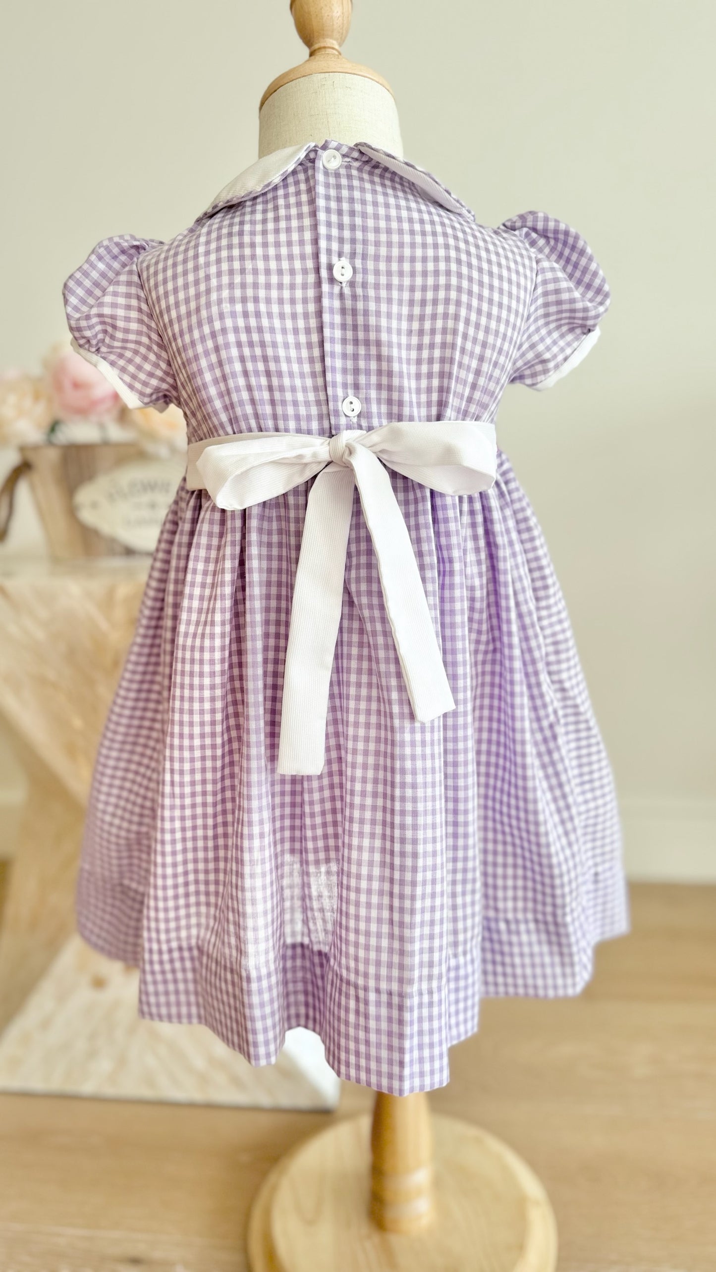 Candy Hand-Smocked Dress