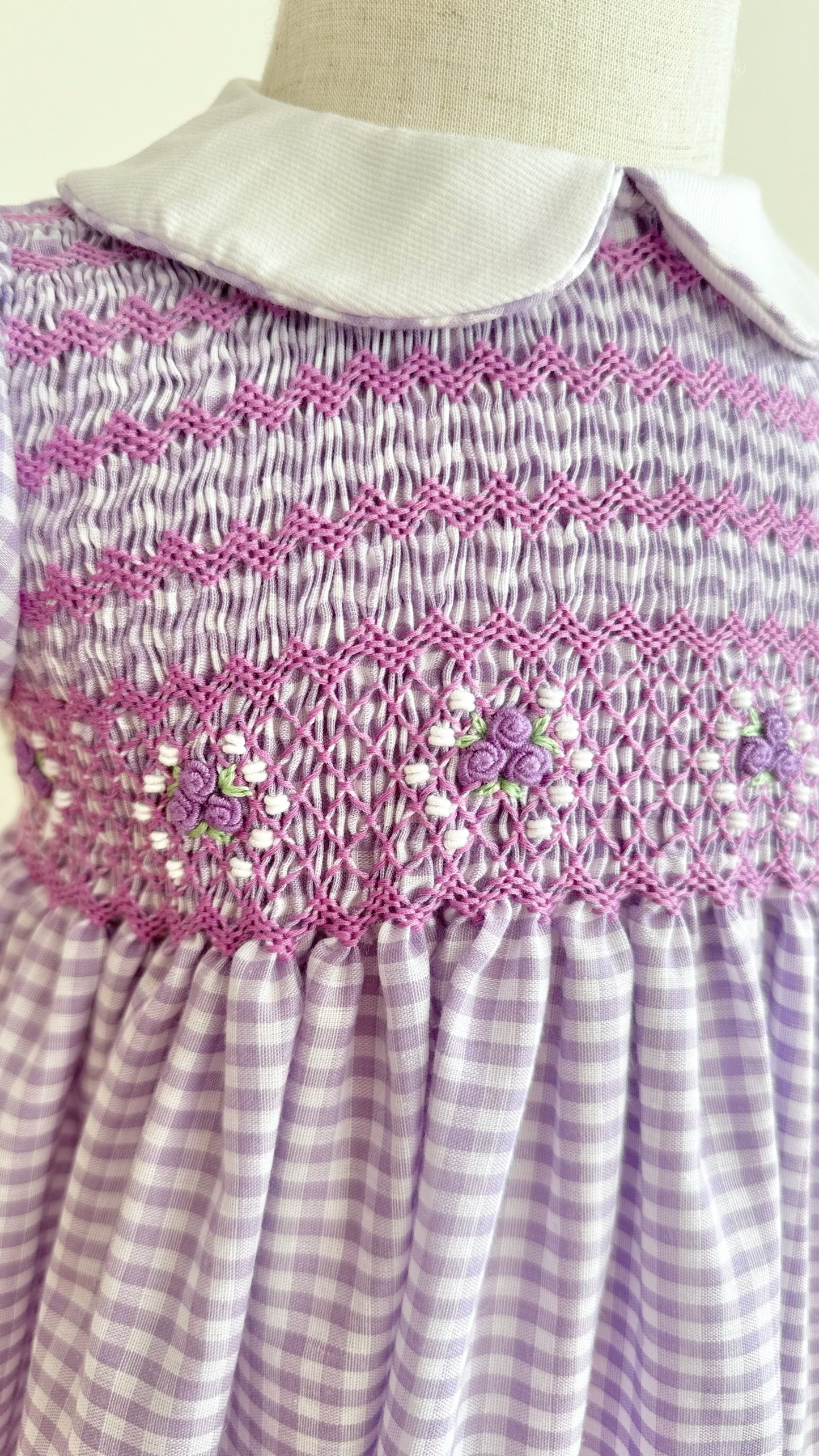 Candy Hand-Smocked Dress