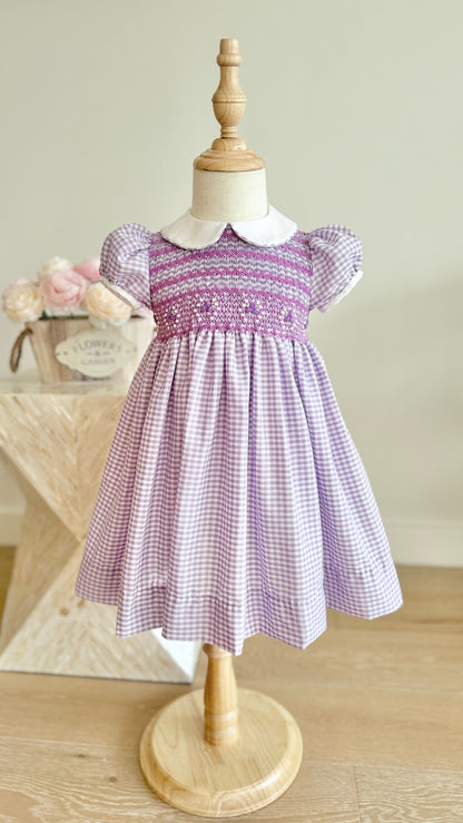 Candy Hand-Smocked Dress