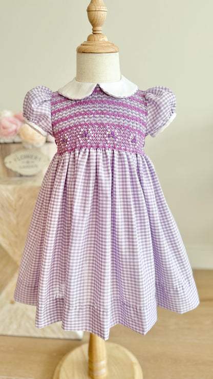 Candy Hand-Smocked Dress