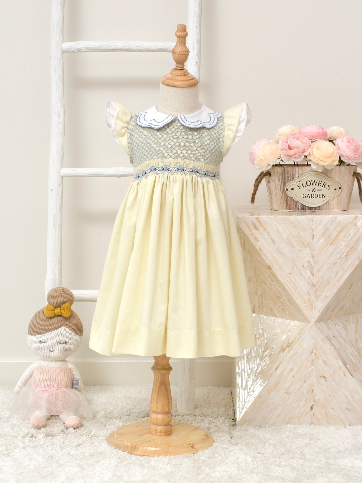 Erika Hand-Smocked Dress