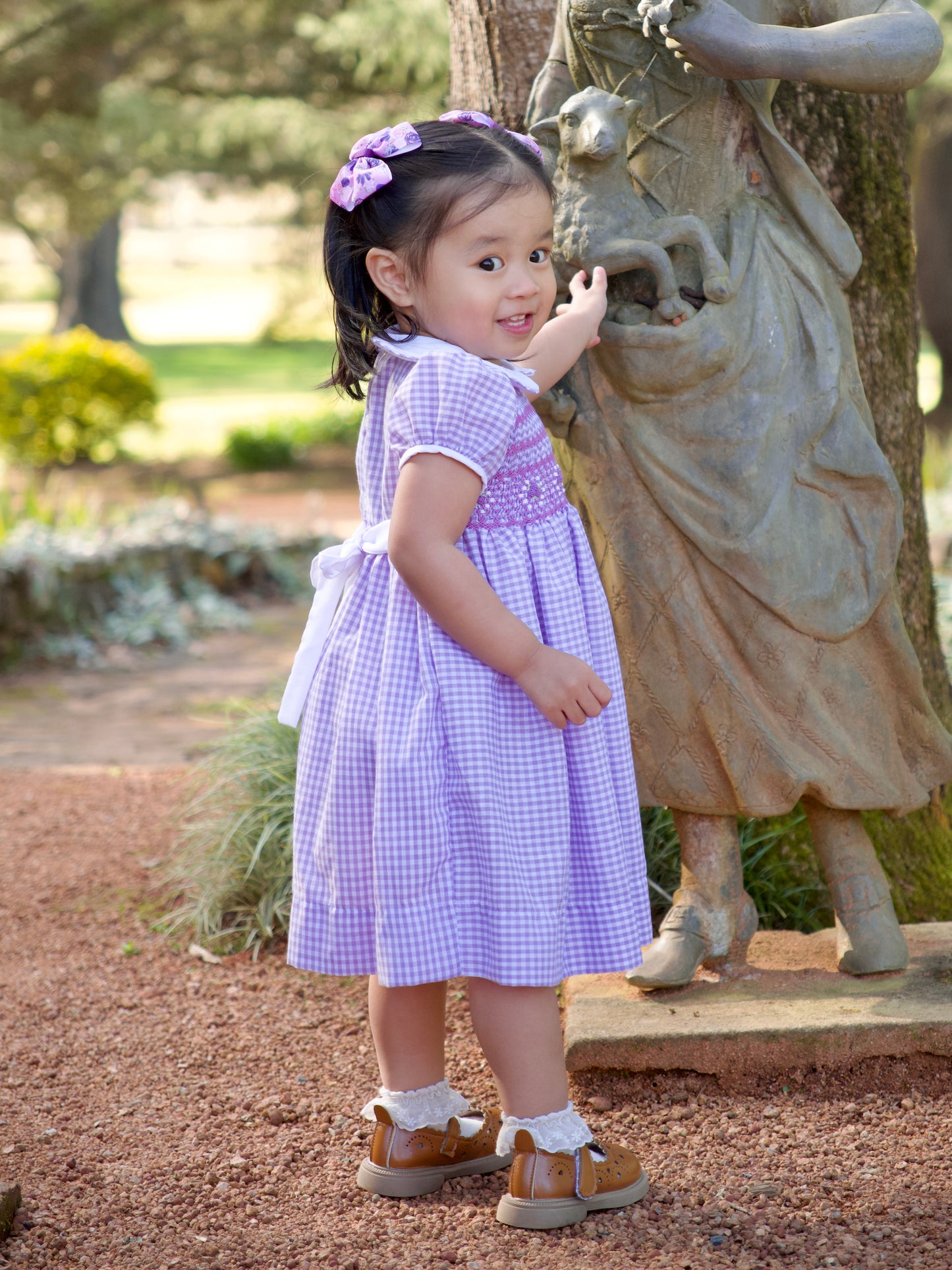 Candy Hand-Smocked Dress