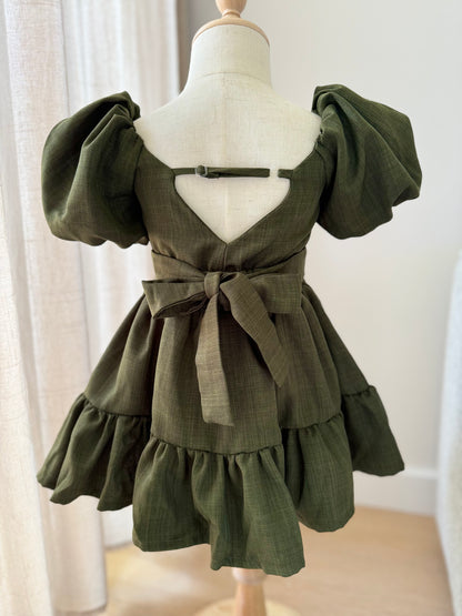 Emily Mum & Mini Matching Dress (Green)