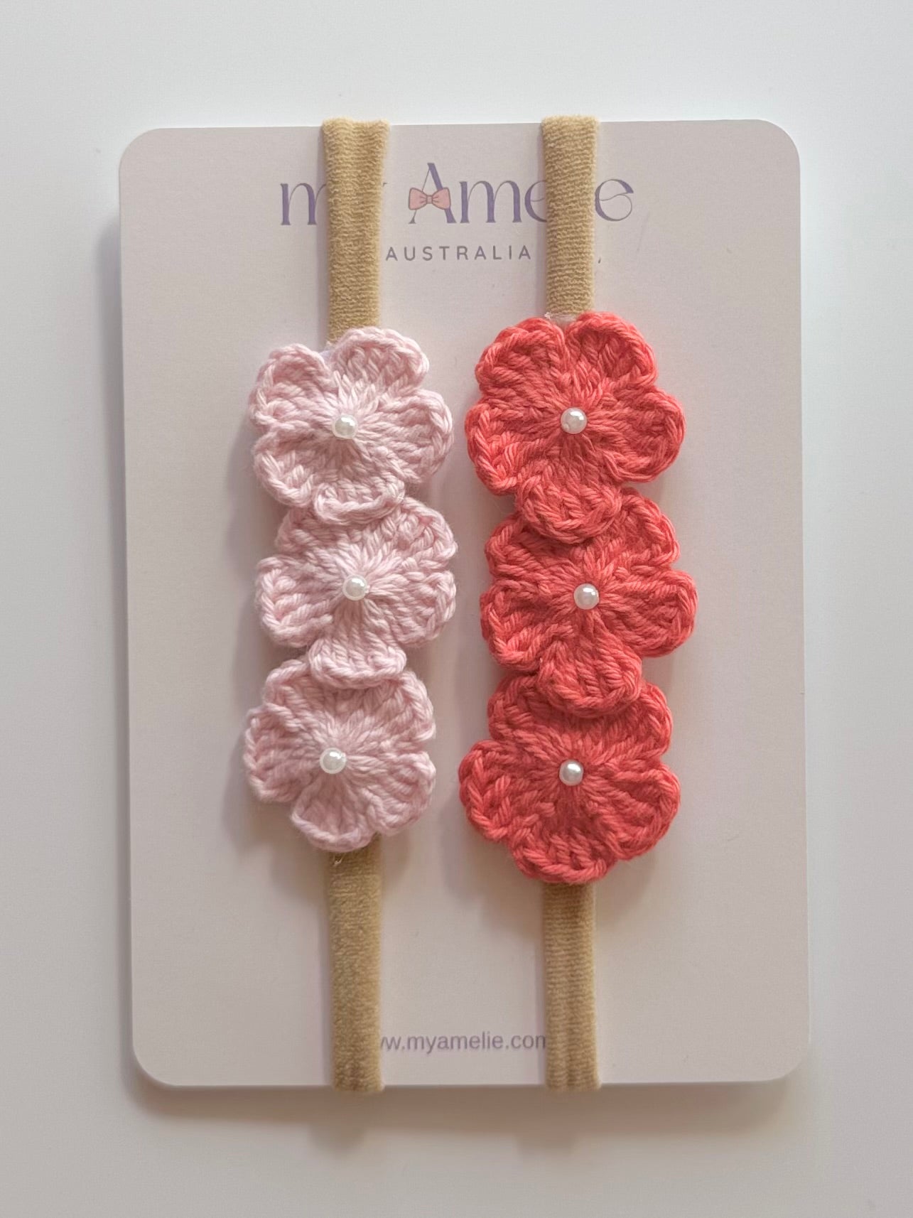 Aria Baby Headband Set