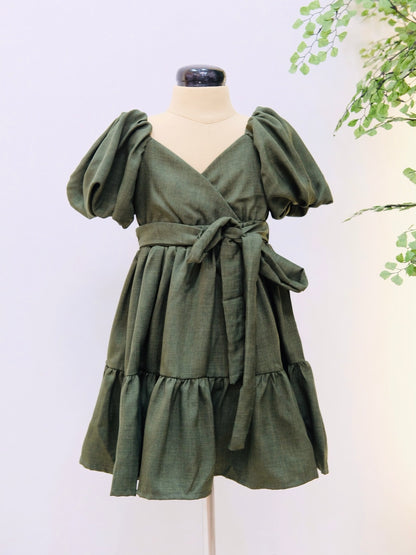Emily Mum & Mini Matching Dress (Green)