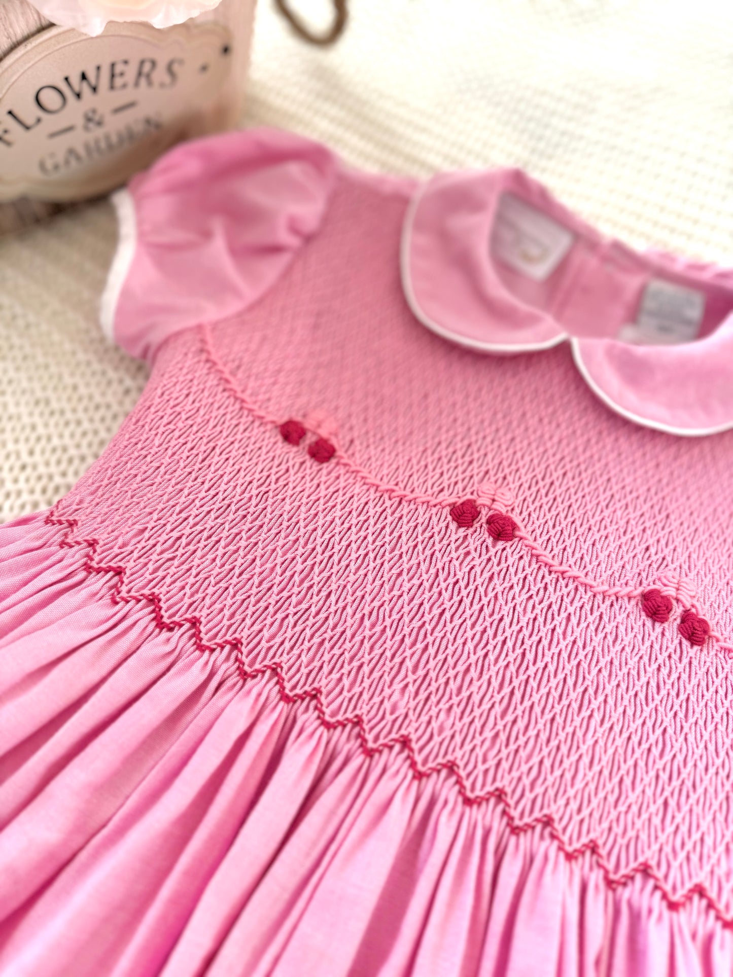 Sarina Hand-Smocked Dress