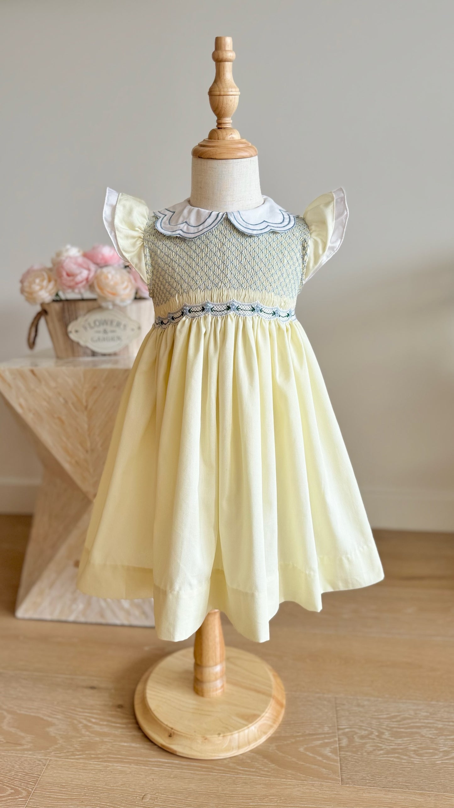 Erika Hand-Smocked Dress