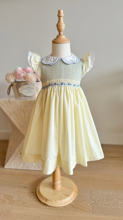Erika Hand-Smocked Dress