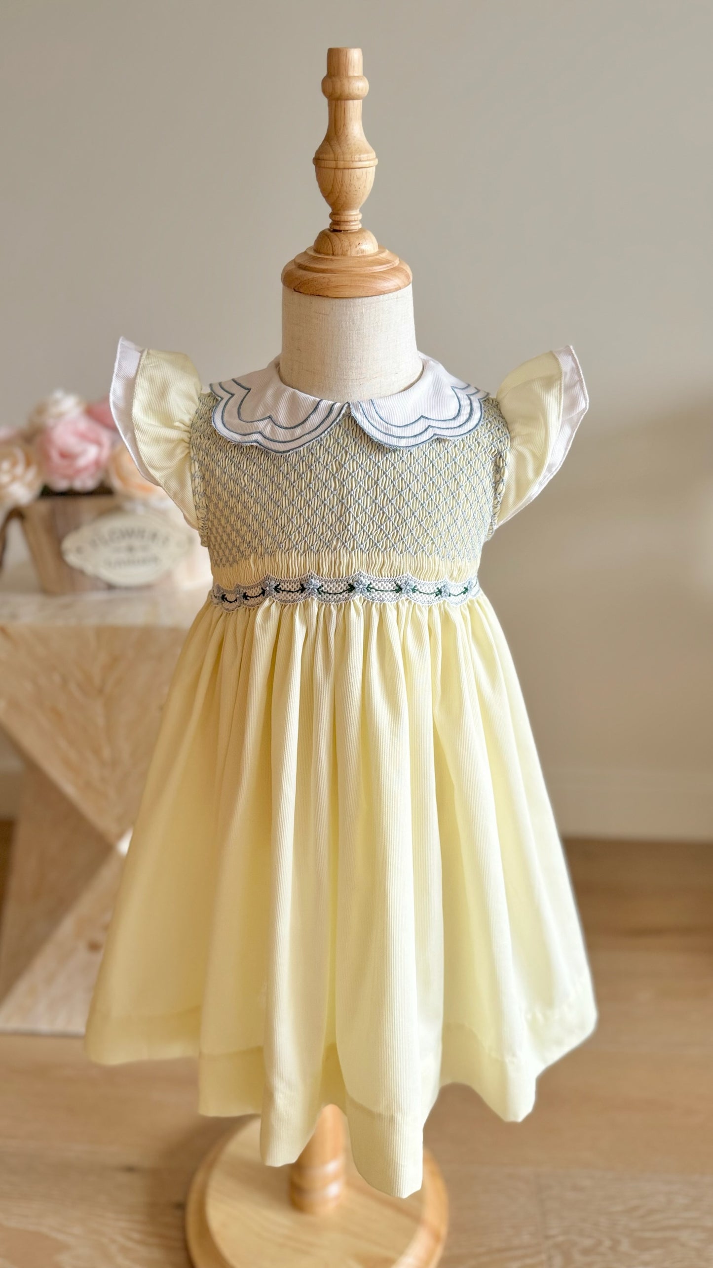 Erika Hand-Smocked Dress