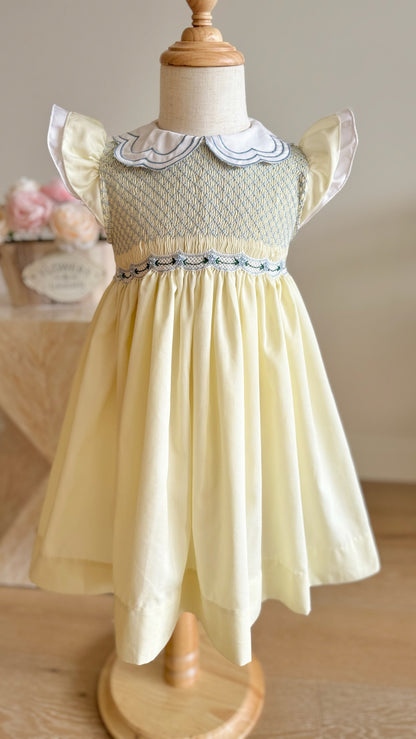 Erika Hand-Smocked Dress