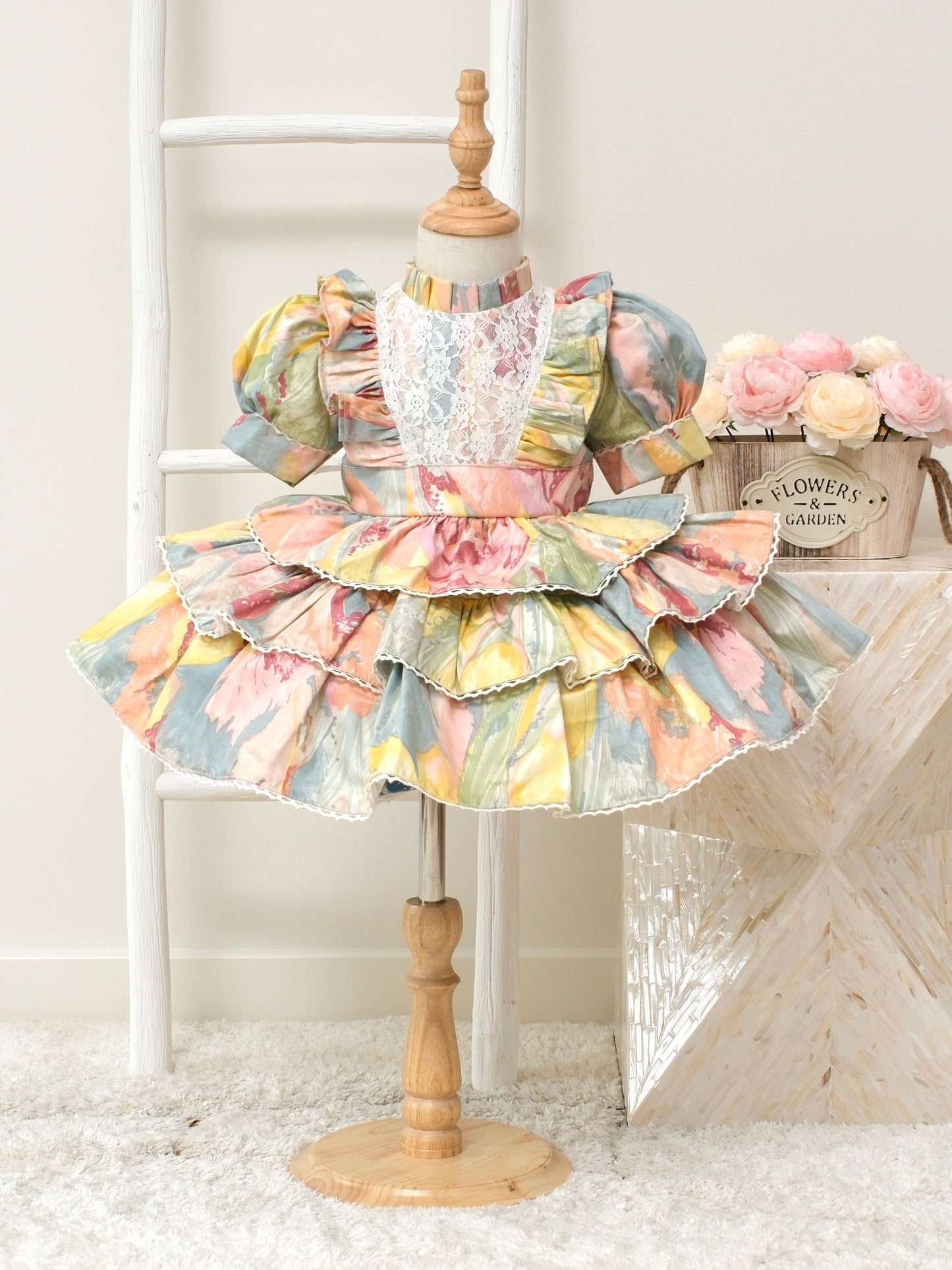 Amari Dress with Beret Hat
