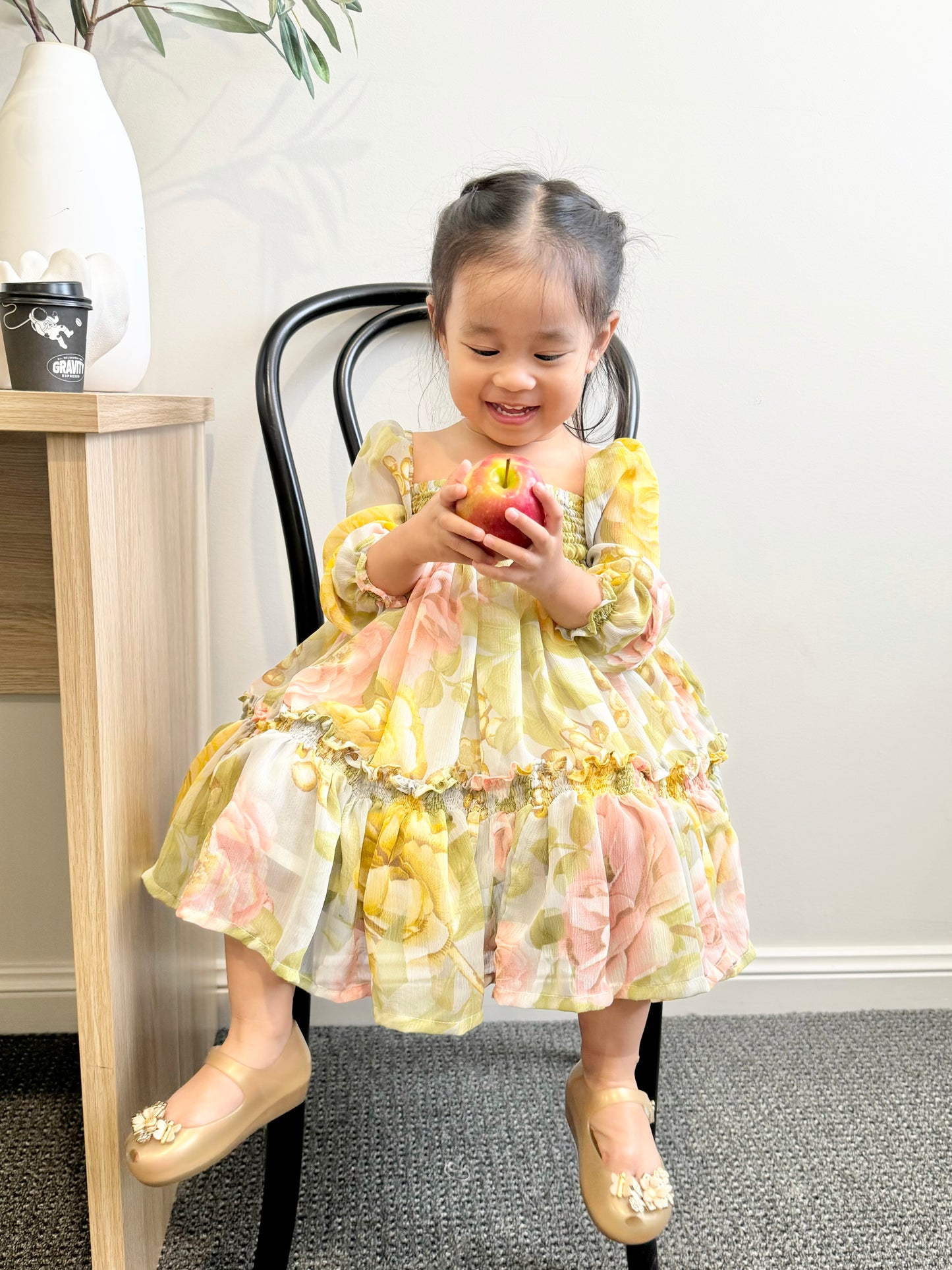 Celine Mum & Mini Matching Dress (Green Floral)