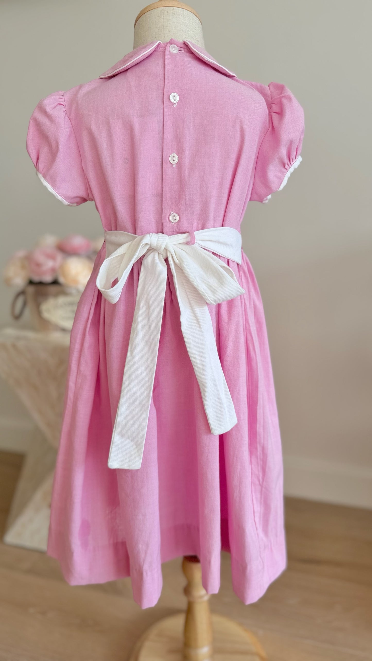 Sarina Hand-Smocked Dress
